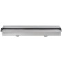 Fontana a Cascata per Giardino Rettangolare Acciaio Inox 60 cm