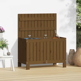 Contenitore da Giardino Miele 76x42,5x54 cm Legno Massello Pino