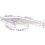 Letto a Pallet Miele 100x200 cm in Legno Massello di Pino