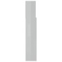 Testiera con Contenitore Bianco Lucido 120x19x103,5 cm