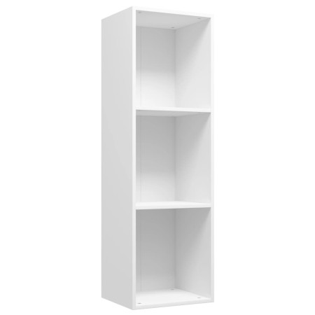 Libreria/Mobile TV Bianco 36x30x114 cm in Legno Multistrato