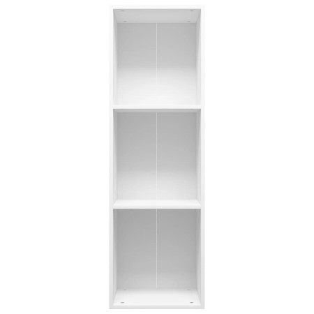 Libreria/Mobile TV Bianco 36x30x114 cm in Legno Multistrato