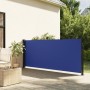 Tenda da Sole Laterale Retrattile Blu 100x300 cm