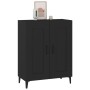 Credenza Nera 69,5x34x90 cm in Legno Multistrato