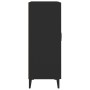 Credenza Nera 69,5x34x90 cm in Legno Multistrato