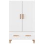 Credenza Bianca 70x31x115 cm in Legno Multistrato