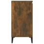 Credenza Rovere Fumo 104x35x70 cm in Legno Multistrato