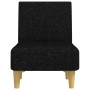 Chaise Longue in Tessuto Nero
