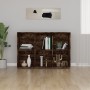 Libreria/Credenza Rovere Fumo 66x30x98 cm in Legno Multistrato