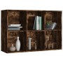 Libreria/Credenza Rovere Fumo 66x30x98 cm in Legno Multistrato