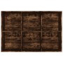 Libreria/Credenza Rovere Fumo 66x30x98 cm in Legno Multistrato