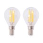 Plafoniera con 2 Lampadine a LED a Incandescenza 8 W