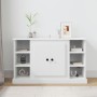 Credenza Bianca 100x35,5x60 cm in Legno Multistrato