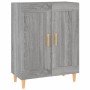 Credenza Grigio Sonoma 69,5x34x90 cm in Legno Multistrato