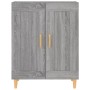 Credenza Grigio Sonoma 69,5x34x90 cm in Legno Multistrato