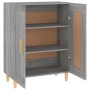 Credenza Grigio Sonoma 69,5x34x90 cm in Legno Multistrato