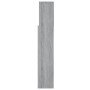 Testiera con Scomparti Grigio Sonoma 160x19x103,5 cm
