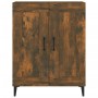 Credenza Rovere Fumo 69,5x34x90 cm in Legno Multistrato