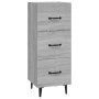 Credenza Grigio Sonoma 34,5x34x90 cm in Legno Multistrato