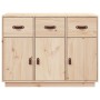 Credenza 100x40x75 cm in Legno Massello di Pino