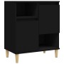 Credenza Nero 60x35x70 cm in Legno Multistrato