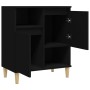 Credenza Nero 60x35x70 cm in Legno Multistrato