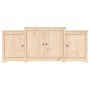 Credenza 164x37x68cm in Legno Massello di Pino