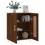 Credenza Rovere Marrone 69,5x34x90 cm in Legno Multistrato