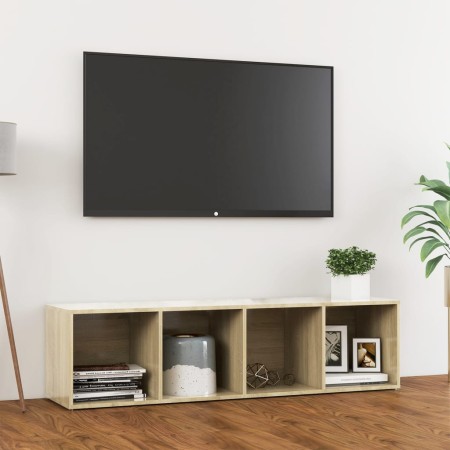 Mobile Porta TV Rovere Sonoma 142,5x35x36,5cm Legno Multistrato