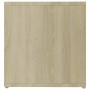 Mobile Porta TV Rovere Sonoma 142,5x35x36,5cm Legno Multistrato