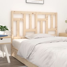 Testiera per Letto 155,5x4x100 cm in Legno Massello di Pino