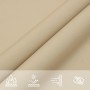 Parasole a Vela Oxford Rettangolare 3,5x4,5 m Beige