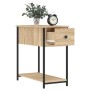 Comodini 2 pz Rovere Sonoma 30x60x60 cm in Legno Multistrato