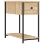 Comodini 2 pz Rovere Sonoma 30x60x60 cm in Legno Multistrato