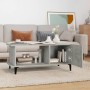 Tavolino da Salotto Grigio Cemento 90x50x40cm Legno Multistrato
