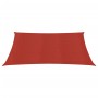 Vela Parasole 160 g/m² Rossa 2x2 m in HDPE