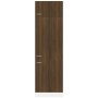 Armadio per Frigo Rovere Marrone 60x57x207 cm Legno Multistrato