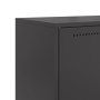 Credenza Nera 68,5x38,5x123,5 cm in Acciaio
