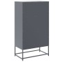 Credenza Antracite 68,5x38,5x123,5 cm in Acciaio