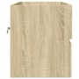 Mobile Lavabo Rovere Sonoma 80x38,5x45 cm in Legno Multistrato