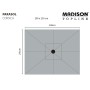 Madison Ombrellone Corsica 200x250 cm Grigio