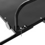 Rimorchio da Bici Nero 126x63x34 cm in Ferro