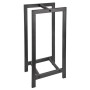 Esschert Design Supporto Porta Tronchi Nero