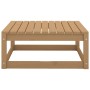Set Divani da Giardino 7 pz Miele in Legno Massello di Pino