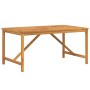 Tavolo da Pranzo da Giardino 150x90x74 cm Legno Massello Acacia