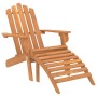 Set Salotto da Giardino Adirondack 3pz Legno Massello di Acacia