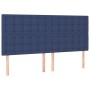 Giroletto a Molle con Materasso Blu 180x200 cm in Tessuto