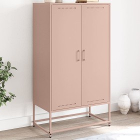 Credenza Rosa 68,5x38,5x123,5 in Acciaio