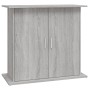 Supporto Acquario 81x36x73cm in Legno Multistrato Grigio Sonoma