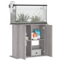 Supporto Acquario 81x36x73cm in Legno Multistrato Grigio Sonoma